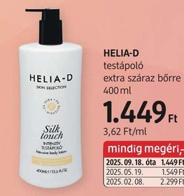 HELIA-D testápoló extra száraz bőrre – dm