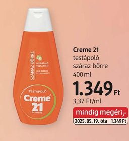 Creme 21 testápoló száraz bőrre – dm
