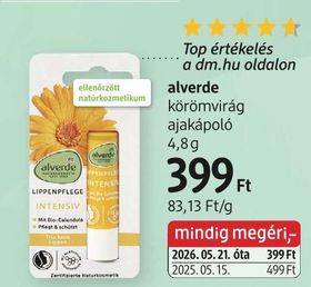 alverde körömvirág ajakápoló – dm