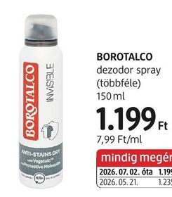 BOROTALCO dezodor spray (többféle) – dm