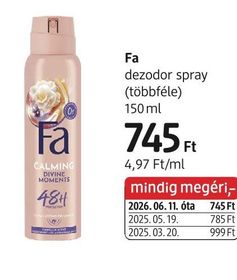 Fa dezodor spray (többféle) – dm