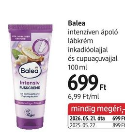 Balea intenzíven ápoló lábkrém inkadióolajjal és cupuaçuvajjal – dm