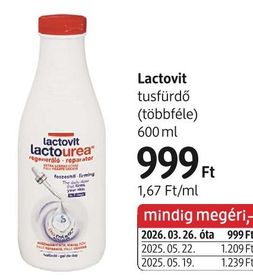 Lactovit tusfürdő (többféle) – dm