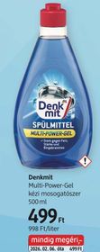 Denkmit Multi-Power-Gel kézi mosogatószer – dm