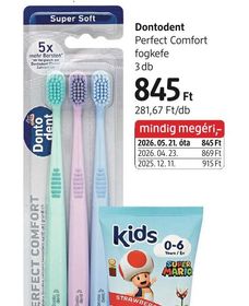 Dontodent Perfect Comfort fogkefe – dm