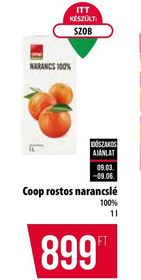 Coop rostos narancslé – Coop