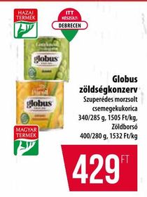 Globus zöldségkonzerv – Coop