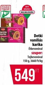 Detki vaníliás karika – Coop