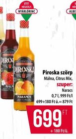 Piroska szörp – Coop