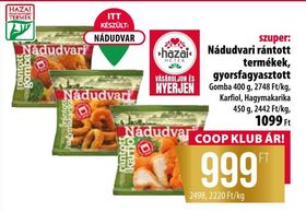 Nádudvari rántott termékek – Coop