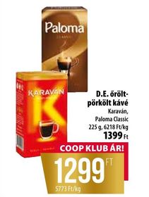 D.E. őrölt-pörkölt kávé – Coop