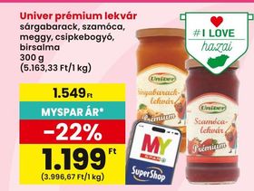 Univer prémium lekvár – Spar