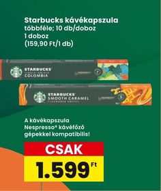 Starbucks kávékapszula – Spar