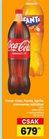 Coca-Cola, Fanta, Sprite szénsavas üdítőital – Spar