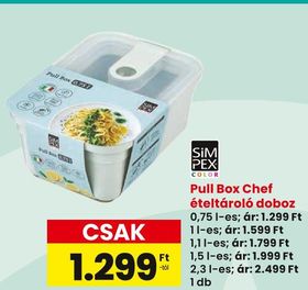 SIMPEX Pull Box Chef ételtároló doboz – Spar
