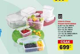 SIMPEX Click & Close frissen tartó doboz – Spar
