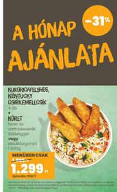 KUKORICAPELYHES, KENTUCKY CSIRKEMELLCSÍK + KÖRET – Spar