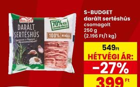 S-BUDGET darált sertéshús – Spar
