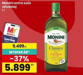 Monini extra szűz olívaolaj – Spar
