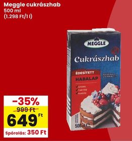 Meggle cukrászhab – Spar
