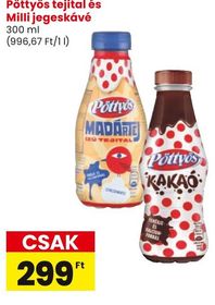 Pöttyös, Milli Pöttyös tejital és Milli jegeskávé – Spar