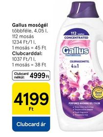 Gallus mosógél – Tesco