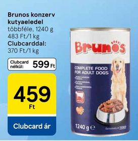 Brunos konzerv kutyaeledel – Tesco