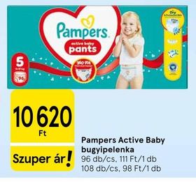Pampers Active Baby bugyipelenka – Tesco
