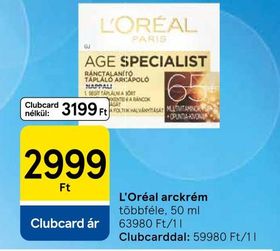 L'Oréal arckrém – Tesco