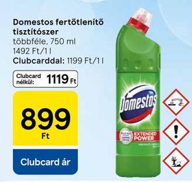 Domestos fertőtlenítő tisztítószer – Tesco