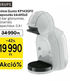 KRUPS Dolce Gusto KP143GF0 kapszulás kávéfőző – Tesco