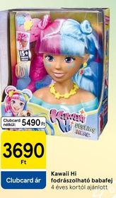 Kawaii Hi fodrászolható babafej – Tesco