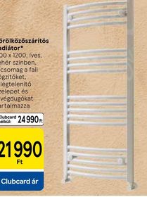 Törölközőszárítós radiátor – Tesco