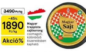Magyar trappista sajtkorong – Tesco