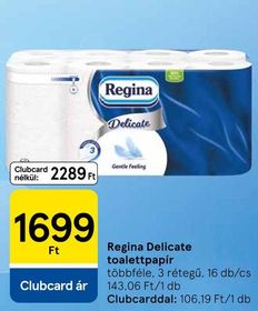 Regina Delicate toalettpapír – Tesco