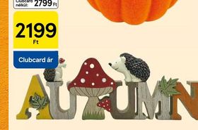 Őszi felirat – Tesco