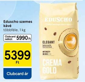 Eduscho szemes kávé – Tesco