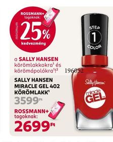 SALLY HANSEN MIRACLE GEL 402 KÖRÖMLAKK – Rossmann