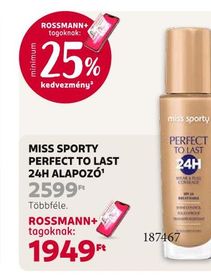 MISS SPORTY PERFECT TO LAST 24H ALAPOZÓ – Rossmann