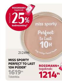 MISS SPORTY PERFECT TO LAST 10H PÚDER – Rossmann