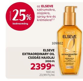ELSEVE EXTRAORDINARY OIL CSODÁS HAJOLAJ – Rossmann