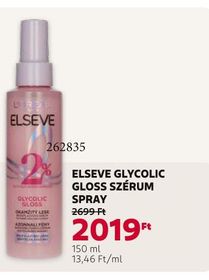 ELSEVE GLYCOLIC GLOSS SZÉRUM SPRAY – Rossmann