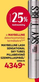 MAYBELLINE LASH SENSATIONAL SKY TUBES PILLABEVONÓ SZEMPILLASPIRÁL – Rossmann