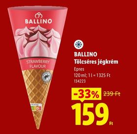 BALLINO Tölcséres jégkrém – Lidl