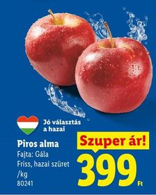 Piros alma – Lidl