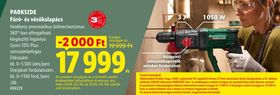 PARKSIDE Fúró- és vésőkalapács – Lidl
