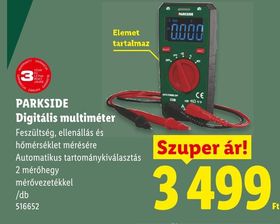 PARKSIDE Digitális multiméter – Lidl
