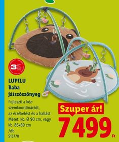 LUPILU Baba játszószőnyeg – Lidl
