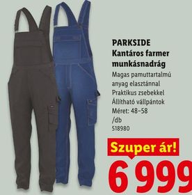 PARKSIDE Kantáros farmer munkásnadrág – Lidl