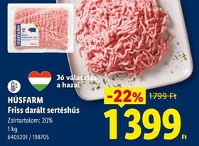 HÚSFARM Friss darált sertéshús – Lidl